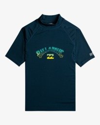 0 Arch - Kurzärmliger Rashguard mit UPF 50 für Jungen 8-16 Blau C4KY21BIP2 Billabong