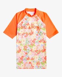 0 Swim - Short Sleeve UPF 50 Rash Vet for Girls 8 - 14  C4KY31BIP2 Billabong