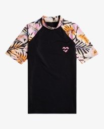 0 Swim - Short Sleeve UPF 50 Rash Vet for Girls 8 - 14  C4KY31BIP2 Billabong