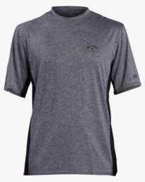 3 Arch Mesh - Kurzärmliger Rashguard mit UPF 50 für Männer Grau C4MY51BIP2 Billabong