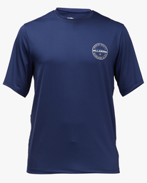 1 Rotor - Short Sleeve UPF 50 Rash Vest for Men Blue C4MY56BIP2 Billabong