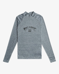 4 Arch - Long Sleeve UPF 50 Rash Vest for Men Grey C4MY58BIP2 Billabong