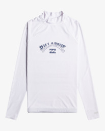 0 Arch - Long Sleeve UPF 50 Rash Vest for Men White C4MY58BIP2 Billabong