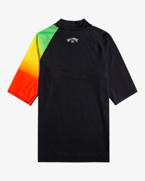 1 Contrast - UPF 50 Rash Vest met Korte Mouw voor Heren Black C4MY60BIP2 Billabong