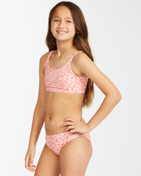 3 Chase The Wild - Ensemble de bikini tankini pour Fille 8 - 14  C8SW03BIP2 Billabong