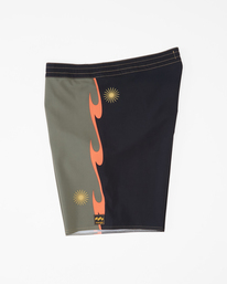 5 Wrangler United By Pro 18" - Boardshort da Uomo Brown D1BS35BIS2 Billabong