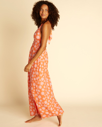 2 Wrangler Hung Up - Maxi Dress for Women Orange D3DR20BIS2 Billabong