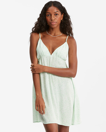 0 Just Add Sun - Vestido slip para Mulher Branco D3DR28BIS2 Billabong
