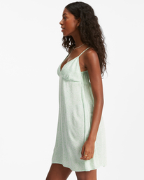 3 Just Add Sun - Vestido slip para Mulher Branco D3DR28BIS2 Billabong