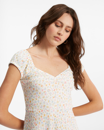 4 Forever Girly - Rib Knit Dress for Women  D3DR31BIS2 Billabong