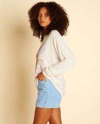 3 Wrangler Boyfriend - &Uuml;bergro&szlig;es T- Shirt f&uuml;r Frauen Braun D3KT15BIS2 Billabong