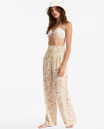 3 New Waves - Pantalon léger élastiqué pour Femme Blanc D3PT04BIS2 Billabong