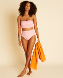 4 Wrangler Out West Dreamin Hi Retro - Reversible Full Bikini Bottoms for Women Orange D3SB29BIS2 Billabong