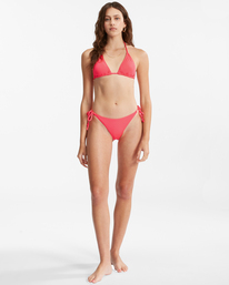 1 Sol Searcher Tie Side Tanga Bikini Bottoms Pink D3SB52BIS2 Billabong