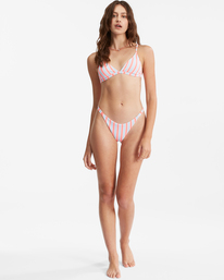 3 Surf Stripe Maya - Bas de bikini coupe Cheeky pour Femme  D3SB56BIS2 Billabong