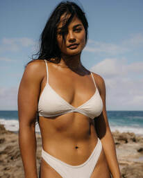 0 Wrangler Eye- Lit Your Fire Fixed Tri - Haut de bikini pour Femme Marron D3ST31BIS2 Billabong