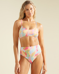 2 A/Div Lace Up - Haut de bikini Trilette pour Femme Rose D3ST38BIS2 Billabong