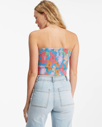 3 Keep It Simple - Smocked Crop Top for Women  D3TP15BIS2 Billabong