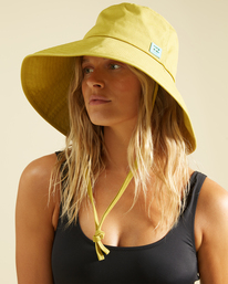 2 Sun Shade - Oversized Buckethoed voor Dames Green D9HT12BIS2 Billabong