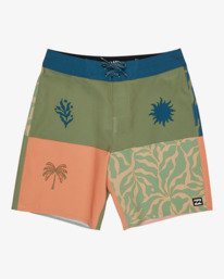 0 Reflection Pro - Boardshorts/Cal&ccedil;&otilde;es de banho para Rapazes 8-16 Verde EBBBS00117 Billabong