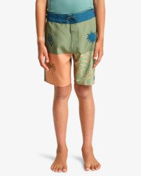 2 Reflection Pro - Boardshorts/Cal&ccedil;&otilde;es de banho para Rapazes 8-16 Verde EBBBS00117 Billabong