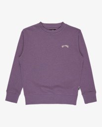 6 Arch Cr - Sudadera de cuello redondo para chicos 8-16 Violeta EBBFT00122 Billabong