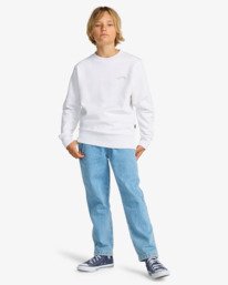 1 Arch Cr - Crew Sweatshirt for Boys 8-16 White EBBFT00122 Billabong