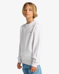 3 Arch Cr - Crew Sweatshirt for Boys 8-16 White EBBFT00122 Billabong