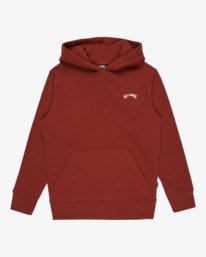6 Arch Po - Pullover Sweatshirt for Boys 8-16 Red EBBFT00123 Billabong