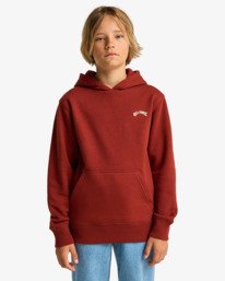 0 Arch Po - Pullover Sweatshirt for Boys 8-16 Red EBBFT00123 Billabong