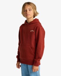 3 Arch Po - Pullover Sweatshirt for Boys 8-16 Red EBBFT00123 Billabong