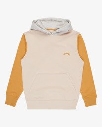6 Arch Block Po - Sudadera con capucha para chicos 8-16 Beige EBBFT00124 Billabong