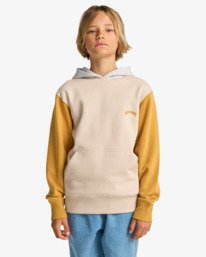 0 Arch Block Po - Sudadera con capucha para chicos 8-16 Beige EBBFT00124 Billabong