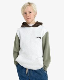 0 Arch Block Po - Kapuzenpulli für Jungen 8-16 Weiss EBBFT00124 Billabong