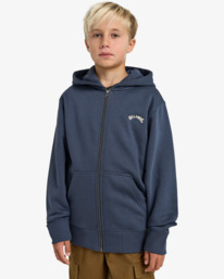 0 Arch - Zip Hoodie for Boys 8-16 Black EBBFT00125 Billabong