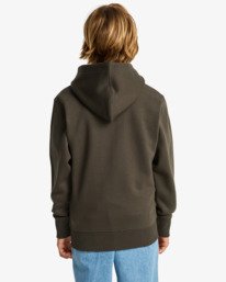 2 Arch - Sudadera con capucha y cremallera para chicos 8-16 Negro EBBFT00125 Billabong