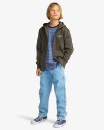 1 Arch - Sudadera con capucha y cremallera para chicos 8-16 Negro EBBFT00125 Billabong