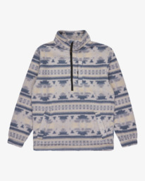 5 Boundary Mock - Half Zip Mock Neck Pullover for Boys 8-16 Grey EBBFT00127 Billabong