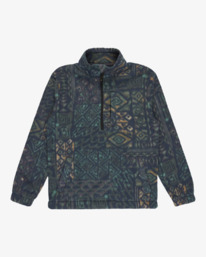 5 Boundary Mock - Pull à col rond demi-zippé pour Garçon 8-16 ans Bleu EBBFT00127 Billabong