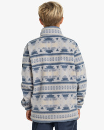 2 Boundary Mock - Half Zip Mock Neck Pullover for Boys 8-16 Grey EBBFT00127 Billabong