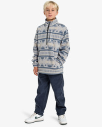1 Boundary Mock - Half Zip Mock Neck Pullover for Boys 8-16 Grey EBBFT00127 Billabong