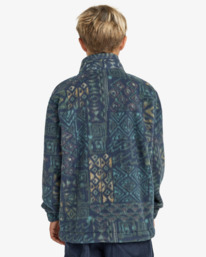 1 Boundary Mock - Pull à col rond demi-zippé pour Garçon 8-16 ans Bleu EBBFT00127 Billabong