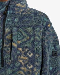 3 Boundary Mock - Pull à col rond demi-zippé pour Garçon 8-16 ans Bleu EBBFT00127 Billabong