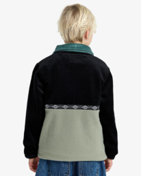 2 Space Lobster - Pullover mit Reißverschlusskragen für Jungen 8-16 Blau EBBFT00129 Billabong