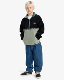 1 Space Lobster - Pullover mit Reißverschlusskragen für Jungen 8-16 Blau EBBFT00129 Billabong