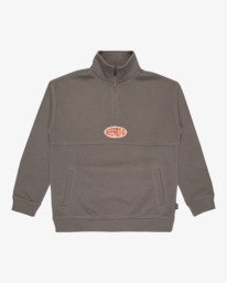 7 Burleigh - Half-Zip Sweatshirt for Boys 8-16 Grey EBBFT00134 Billabong