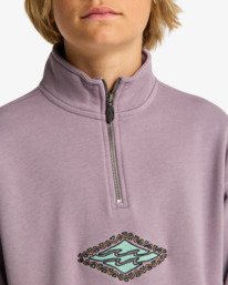 4 Burleigh - Half-Zip Sweatshirt for Boys 8-16 Purple EBBFT00134 Billabong