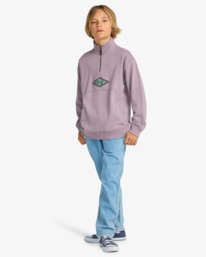 1 Burleigh - Half-Zip Sweatshirt for Boys 8-16 Purple EBBFT00134 Billabong