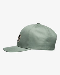 1 Walled - Gorra con Ajuste Posterior a Presión para Chicos Verde EBBHA00114 Billabong