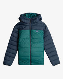 0 Surf Check - Puffer Jacket for Boys 8-16 Blue EBBJK03000 Billabong